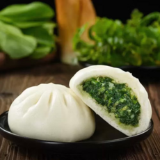 (주)성신푸드 전통 찐빵 아침식사 찐만두 야채찐빵 왕만두 한끼식사 빠오즈 냉이야채찐빵 JICAIBAOZI, 1개, 300g
