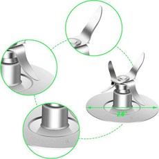 Oster 경우 4961 하단 커버 2개의 씰링 개스킷 및 커플링 키트 드 스터드 핀 슬링을 삽입합니다.