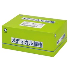 백십자 멸균제 메디컬 면봉 1512 1개×125봉투 목축 15cm 면Φ12mm, 1, 125