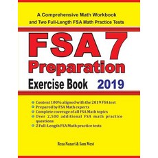 (영문도서)FSA 7 Math Preparation Exercise Book: A Comprehensive Math Workbook and Two Full... Paperback, Effortless Math Education, English, 9781646120079