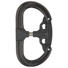 AUSTRIALPIN FIFTY-FIFTY autolock 50-50上下雙開自動上鎖鉤環 軍用版, 全黑, 1個