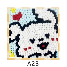 만들기 동물 양모 액자 캔버스 개구리, PA3813___펭귄 1개