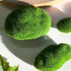 위로올라 가짜 이끼 돌 세트 10입 장식용품