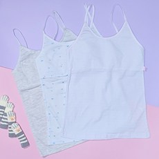 국산 주니어 순면 끈런닝 3종세트