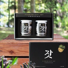 [산지직송] 가평 햇 잣 선물세트 2캔(백잣1개+황잣1개), 1개
