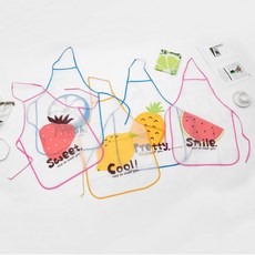 방수 PEVA 앞치마