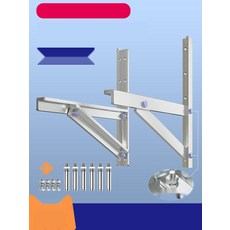 인버터 냉난방기 브라켓 두꺼운 스테인리스 실외기 거치대, 13. 연장나사 M10x150 (단열벽용)