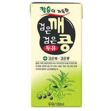 국산 콩 건강음료 검은깨 검은콩두유, 1개, 180ml
