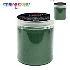 샌드토이 샌드아트 전용 색모래 22.진녹색 방과후교구 오감놀이 250g, 본상품