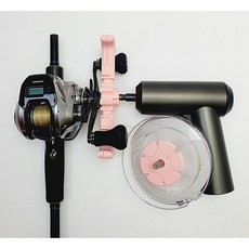 메이크웍스 삐빅이 깊은수심 채비회수 줄감기, 30mm, 핑크, 기본, 1개