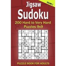 Jigsaw Sudoku Puzzle Book for Adults: 200 Hard to Very Hard Puzzles 9x9 (Volume2) Paperback, Independently Published, English, 9798743680177