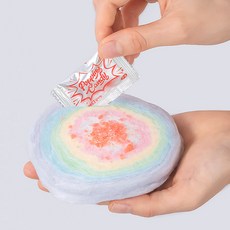 톡톡 슈가롤리 솜사탕 무지개솜사탕 어린이집 생일답례품 이색디저트 팝핑캔디 편의점사탕, 10g, 1개