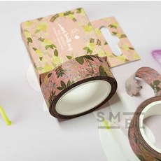 수채화 마스킹 테이프 플로럴패턴 장식, 본상품