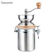 Easyworkz 咖啡豆研磨機 304不銹鋼 手搖咖啡機, 1個, 研磨器
