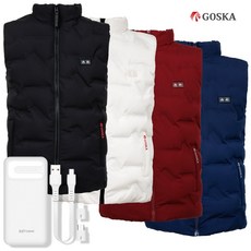 베스트탑 신형 고스카 전자파차단 USB 열선 발열조끼 + 배터리 증정