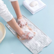 흡착 빨래판 미니 손빨래 세탁 애기옷 속옷 대 세탁용품 손 빨래 욕실용품 행주 애기옷, 1개