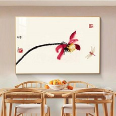 보석십자수 달항아리 액자형 액자 30x30 DIY 보름달 포함 둥근 비즈십자수 백자 세트, A. 강화 고광도 대한 크리스탈, A. 62x38cm, K. 연꽃과 잠자리