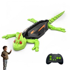 벽 등반 카멜레온 전기 진공 흡반 리모컨 원격 조작 USB 충전식 사이즈 손바닥 사이즈 13.07 인치 특징 LED 눈 현실적인 움직임 용도 장난 꾸러기 도구 고양이 실내 놀이, 1개, 상세페이지 참조, 1cm