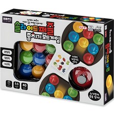 ADLE LAND 滑塊拼圖按鈴桌遊, 混合顏色, 1個