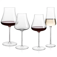 그랑제이 울트라씬 크리스탈 와인잔 레드 화이트와인잔 샴페인잔 2p, 2개, 350ml