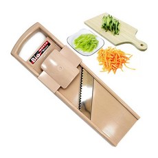 국산 스테인레스 요리 강판 김장 당근 무채 양념만들기 수동 안전채칼 B, 1개