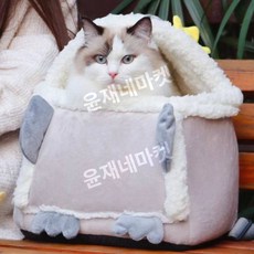 애견 외출 가방 휴대용 고양이 강아지, M (5.4kg 이하)