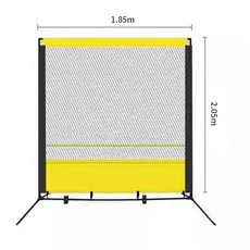 테니스 네트 연습용 벽치기 훈련 장비 스윙 연습기 그물 셀프 실내, 1.85mx2.05m
