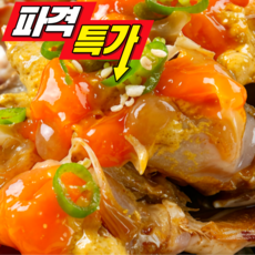 바다한술 연평도 알배기 암꽃게 간장게장 국내산, 1kg, 1개
