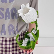 DIY鈴蘭花小夜燈材料包, 白色鈴蘭小夜燈材料包贈教程