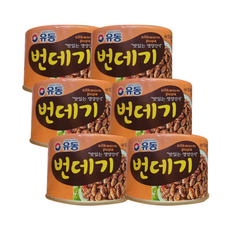 유동 번데기 캔 통조림 영양 간식, 130g, 6개