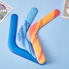 戶外兒童迴旋鏢玩具：柔軟安全迴力鏢，幼兒園運動首選，趣味飛去來器, ST3003-顏色隨機, 1個