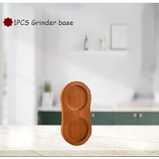 1개입 나무 7인치 수동 페퍼밀 향신료 분쇄기 바베큐 피크닉 주방 도구 가정용 소금 그라인더, 09 Grinder Base