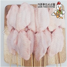 국내산 닭날개(윙)꼬치, 1개, 800g