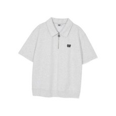 와키윌리 WACKY WILLY 스웻 카라 반팔 티셔츠 라이트그레이 WA2502ST11LG 470819