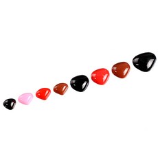 납작반쪽삼각코(인형코)(10개) [1624] / 인형 검정 빨간 코 만들기 재료, 11mm빨강