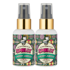 스멜리 토일렛 퍼퓸 체리 쥬빌레 화장실탈취제 본품, 55ml, 2개