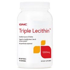 GNC 健安喜 三倍卵磷脂 1200毫克 軟膠囊, 1個, 1包, 0.89g