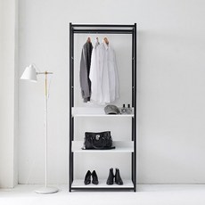 가구산책 스틸 시스템 행거 B 800 H5853, 연그레이