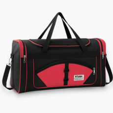 핫쏘잇 다중포켓 빅사이즈 대용량 더플백, 레드, 1개