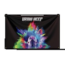 헤비 록 밴드 플래그 폴리 에스터 디지털 인쇄 배너 침실 벽 예술 야외 태피스트리, 1개, 1. ZH7828