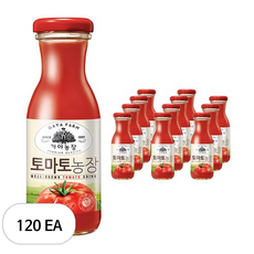 가야농장 토마토농장, 180ml, 120개