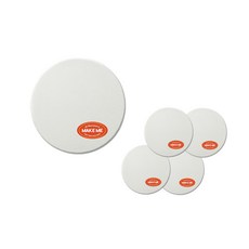 [메잌미] 프레임이없는 원형 캔버스 판넬 보드, 5개, 10cm