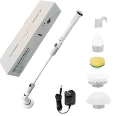 투랩 4WAY 무선 욕실 청소기, 화이트, TL19