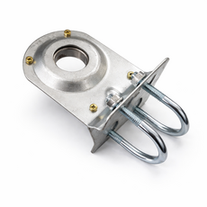 25용 축수베어링 (U볼트 32mm 포함) 비닐하우스 커튼자재, 1세트