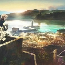 스터드드 바이올렛 에버가든 애니메이션 레트로 페인팅 프린트 거실용 벽장식 그림, 11. E23