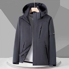 衝鋒衣三合一防水防風外套 - 珊瑚絨內膽可拆卸保暖登山滑雪機能外套