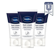 바세린 풋크림 딥 모이스처, 55g, 3개, 3개입