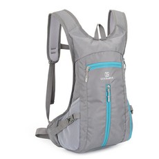 戶外登山包旅遊雙肩男女防水超輕徒步旅行揹包行包跑步出行便攜, 灰色