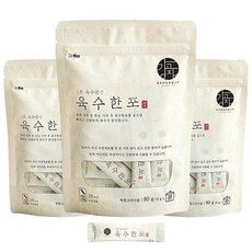 강고집 20가지 국산 자연재료 육수한포 80g 3개 (4g 60포), 4g