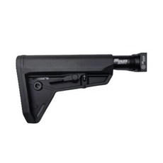 텔레스코핑 개머리판 ar 파츠 후면 징합금판, 1개, 기본 색상